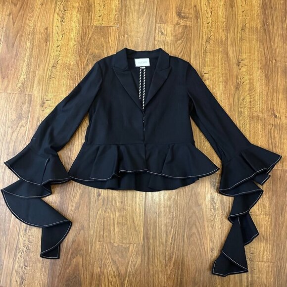 Alexis Adelle ruffle sleeves jacket - Picture 4 of 9